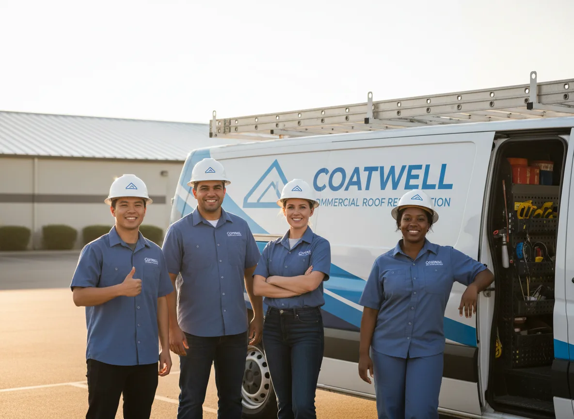 Commercial roof coating company in Springtown, PA